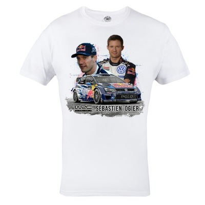 KOSZULKA WYŚCIGI SAMOCHODOWE WRC SEBASTIEN OGIER