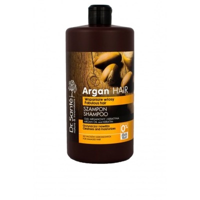 Dr. Santé Olej arganowy i szampon keratynowy do włosów zniszczonych 1l