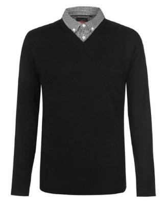 PIERRE CARDIN elegancki sweter swetr tu: L