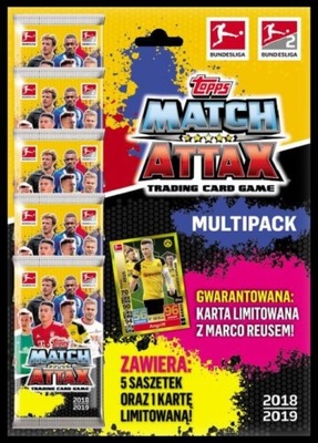 karty Bundesliga Match Attax Multipack saszetki