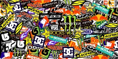 STICKERBOMB sticker bomb 100/50cm !! Najlepszy !!