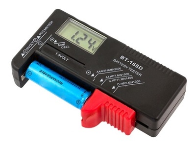Przenośny Cyfrowy Tester Akumulatorów i Baterii wyświetlacz LCD