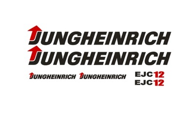 Naklejki naklejka oklejenie Jungheinrich EJC12