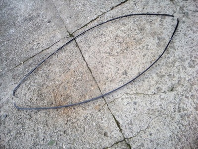 Peugeot 407 coupe 04-11 молдинг дахова l r фото №1