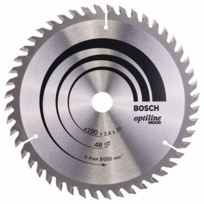 BOSCH VIDEL 190 x 20 48z OPTILINE WOOD NA DREVO