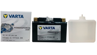 BATTERY VARTA FOR MOTORCYCLE AGM YT12A-BS 12V 11AH - milautoparts-fr.ukrlive.com