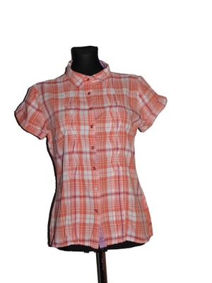 Koszula damska rozmiar 38 (M) pomarańczowo-biała