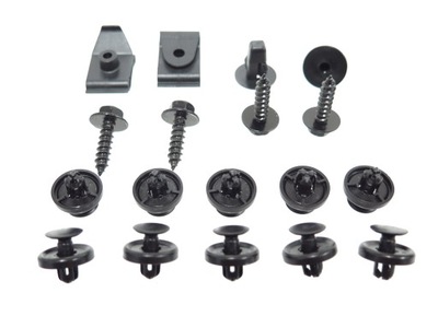 Кліпси штифти пластини підкрилок toyota avensis t25 фото №1