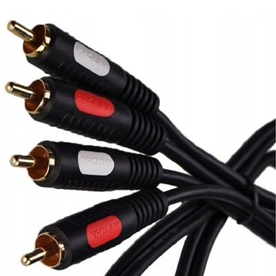 KABEL 2 RCA AUDIO CINCH GOLD PROLINK CLASSIC 10m