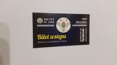 bilet LZS KUP (woj.opolskie)