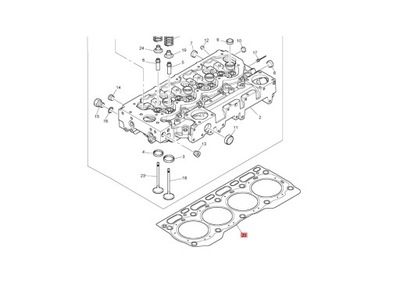 GARNITURE CULASSE (METAL) PERKINS MOTEUR 1104D-E44 - milautoparts-fr.ukrlive.com