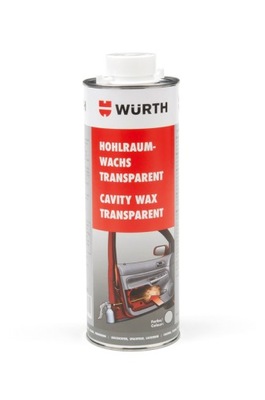 Wosk do profili zamkniętych bezbarwny Wurth 1l