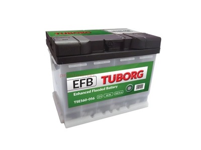 Akumulator TUBORG EFB 60Ah 560A TSE560-056