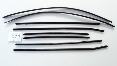 MOULDINGS BLACK GLOSS SHADOW BMW X6 E71 - milautoparts-fr.ukrlive.com