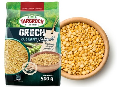 Groch łuskany łuszczony połówki 500 g Targroch