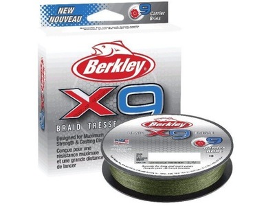 BERKLEY X9 GREEN 300M 0.35MM 36,3KG