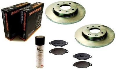 DISCS PADS PEUGEOT 206 1.1 98-00 FRONT FULL 10 - milautoparts-fr.ukrlive.com