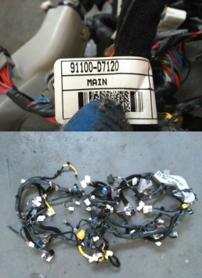 Hyundai tucson ii 2015- жгут электропроводка консоли фото №1