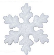Płatek Śniegu Styropianowy Śnieżynka DIY Biały Dekoracyjny Święta 15cm