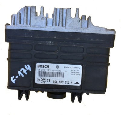 Ecu vw golf 1.8 8a0907311h 0261203184/185 фото №1
