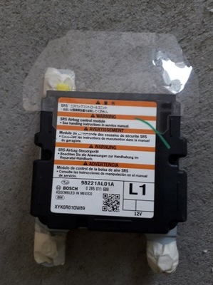 Subaru outback 2015- модуль подушок 98221al01 usa фото №1