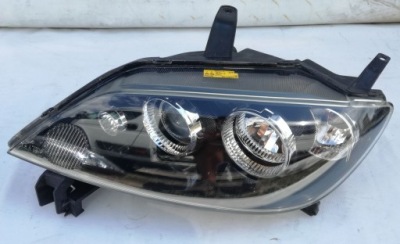 Фара левый лампа левая mazda 2 2003- линза фото №1