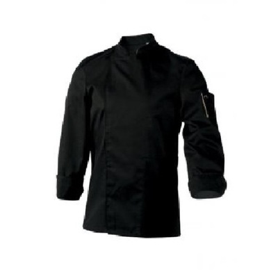 BLUZA KUCHARSKA NERO CZARNA ROBUR U-NE-BLS-M