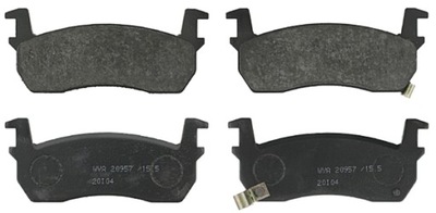 PADS BRAKE FRONT NISSAN MICRA K10 82-93 LODZ - milautoparts-fr.ukrlive.com