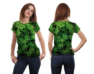 KOSZULKA 3D T-shirt TRAWKA XL MŁODZIEŻOWA YOGA 3D