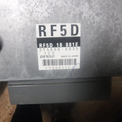 Бортовой компьютер двигателя citd mazda оригинальный номер 275800-6035 фото №1