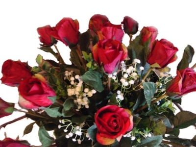 BUKIET WIĄZANKA 20 róż prezent kwiaty sztuczne