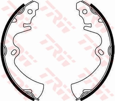 TRW BRAKE SHOES MAZDA 323 I MK1 1977-86 - milautoparts-fr.ukrlive.com