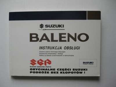 SUZUKI BALENO I POLSKA MANUAL BALENO 1995-1999  