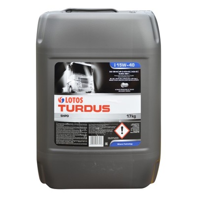 HUILE SILNIKOWY MINERALNY LOTOS TURDUS SHPD 20 L 15W-40 - milautoparts-fr.ukrlive.com