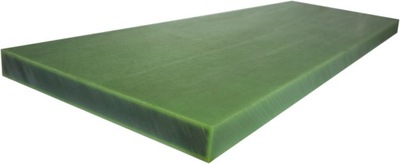 Płyta poliamid PA6-G+olej zielona 25x150x250 mm