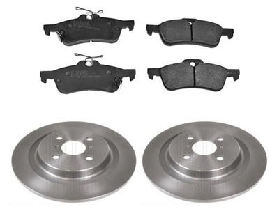 DISCS + PADS BRAKE REAR TOYOTA YARIS II 2 III 3 2005- - milautoparts-fr.ukrlive.com