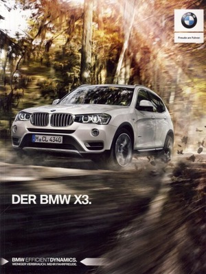 BMW X3 prospekt 2017 Szwajcaria - milautoparts-fr.ukrlive.com