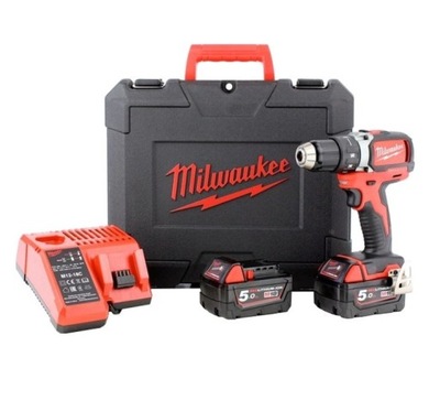 wkrętarka Bezszczotkowa Milwaukee M18 BLDD-502c baterie 18v akumulatorowa