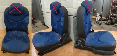 CITROEN C2 04 R SEAT RIGHT REAR WITHOUT HEAD REST !  
