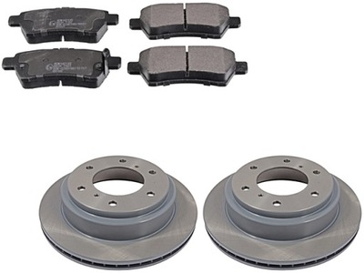 DISCS PADS BRAKE REAR NISSAN NAVARA D40 PATHFINDER R51 - milautoparts-fr.ukrlive.com