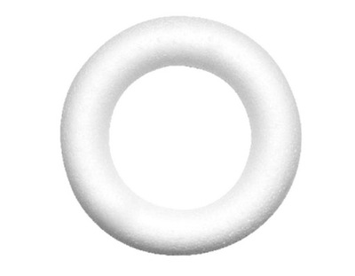 oponka OBRĘCZ STYROPIANOWA płaska - ŚREDNICA 25 CM