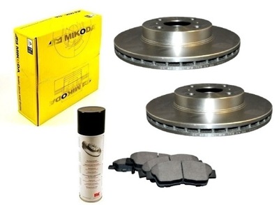 DISCS PADS TOYOTA COROLLA E10 E11 FRONT JAPAN - milautoparts-fr.ukrlive.com