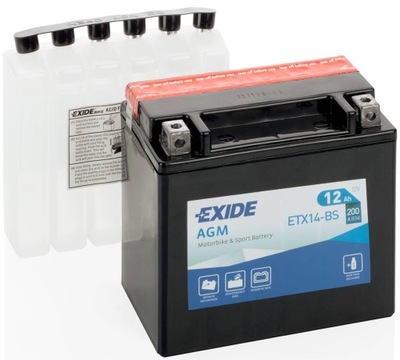 BATTERY EXIDE ETX14-BS POMOCNICZY MERCEDES W211 - milautoparts-fr.ukrlive.com