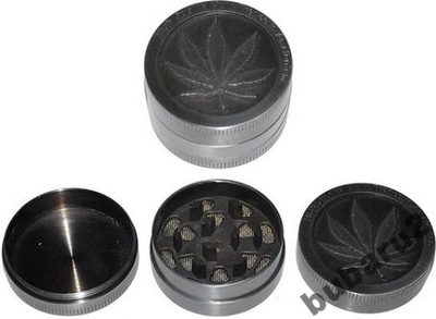 MŁYNEK METALOWY,GRINDER LIŚĆ - 11251