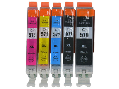 5x TUSZE XL do DRUKARKI CANON PIXMA MG5750