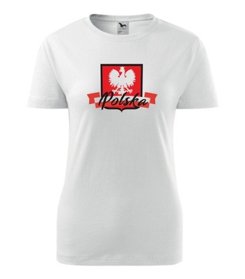 Koszulka Patriotyczna T-shirt Polska Godło r. M
