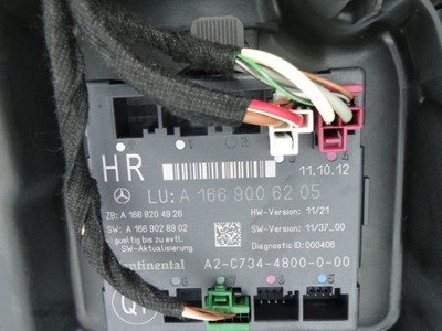 Mercedes ml gl 166 модуль двері праве a1669006205 фото №1