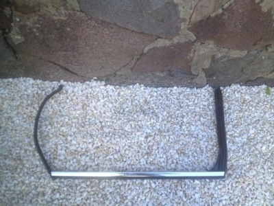 Volvo v70 xc70 08-16 молдинг хром дверь задняя левая фото №1