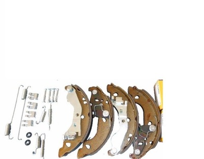 Тормозные колодки + kpl. монтажный fiat punto ii bez abs фото №1