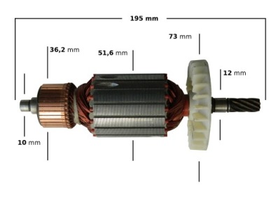 Rotor pre Píly REBIR